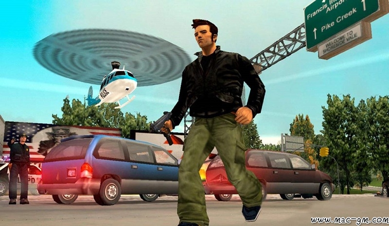 侠盗猎车手3gta3grandtheftautoiiimac版苹果电脑单机游戏mac游戏