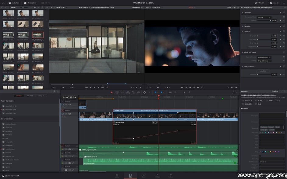 Настройка davinci resolve 16 mac os